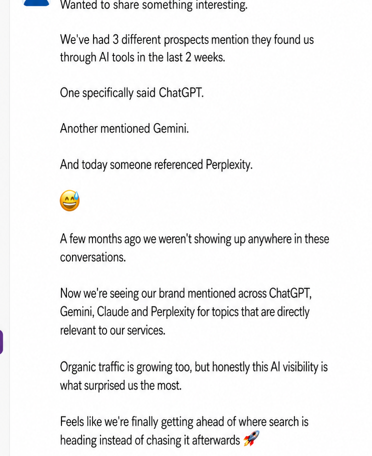 SEO Testimonial